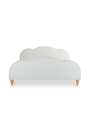 Wavy Design Cream Bed | Novi Living Jacqueline | Oroa.com