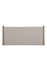 Modern European furniture - Rubberwood Framed Beige Bed - www.oroa.com
