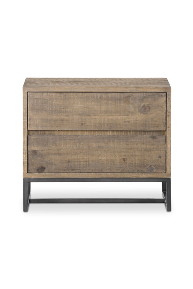 Rustic Modern Nightstand | Novi Living Elena | Oroa.com