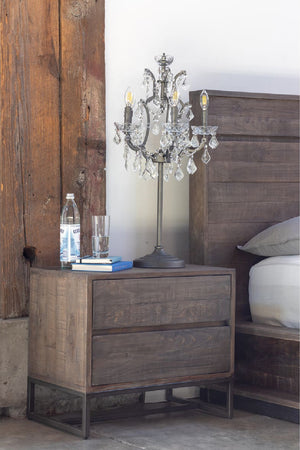 Rustic Modern Nightstand | Novi Living Elena | Oroa.com
