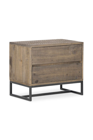 Rustic Modern Nightstand | Novi Living Elena | Oroa.com