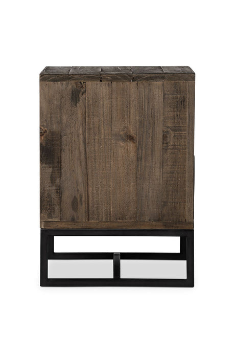 Modern European furniture - Rustic Modern Nightstand - www.oroa.com