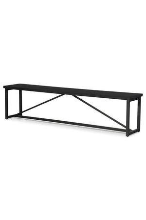Black Pine Wood Bench | Novi Living Sierra | Oroa.com
