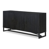 Modern European furniture - Slatted Pine 3-Door Sideboard - www.oroa.com