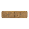 Modern European furniture - Rustic Pine 4-Door Media Cabinet - www.oroa.com