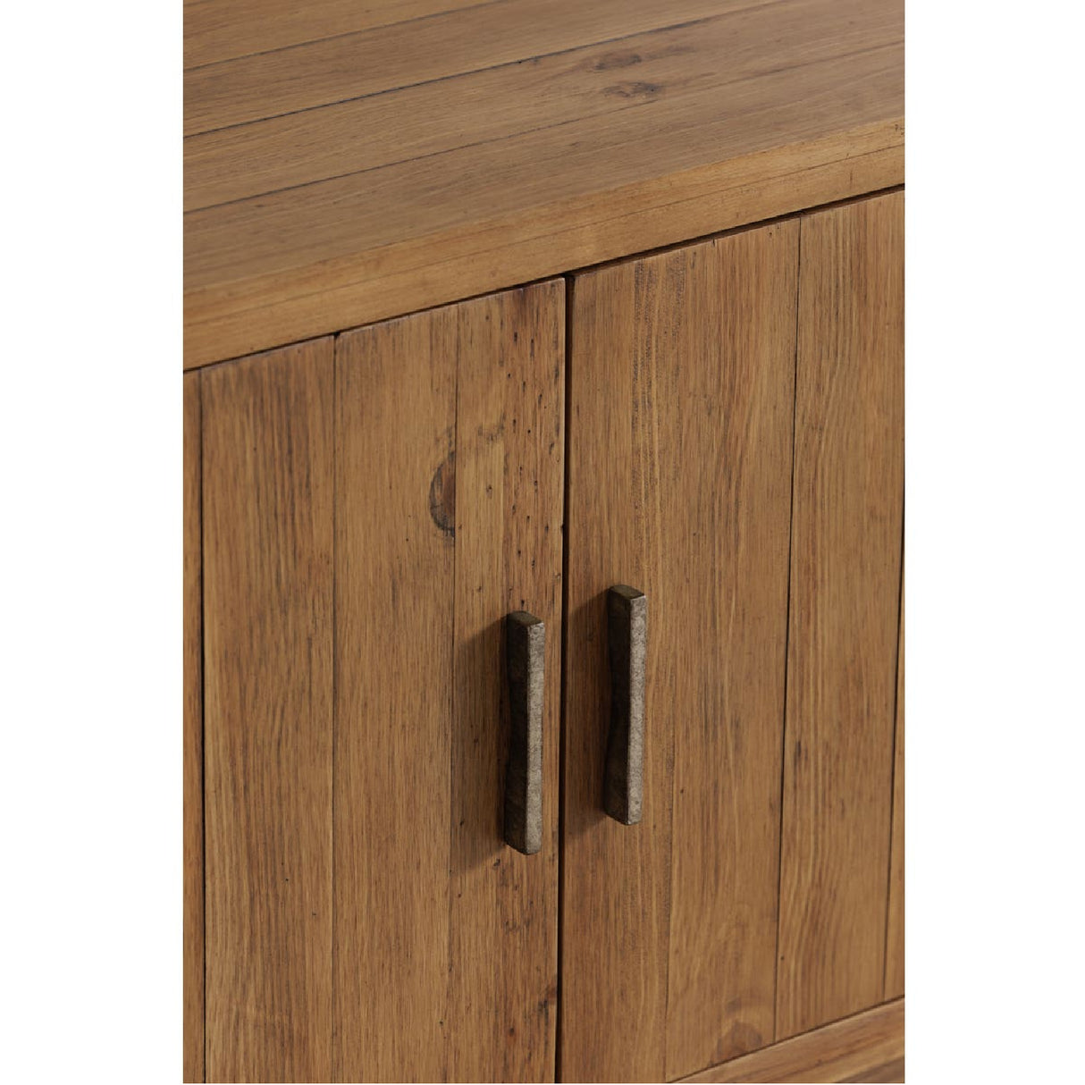 Rustic Pine 4-Door Media Cabinet | Novi Living Monterey | Oroa.com