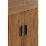 Modern European furniture - Rustic Pine 4-Door Media Cabinet - www.oroa.com