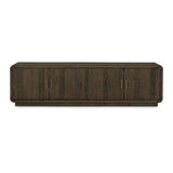 Modern European furniture - Rustic Pine 4-Door Media Cabinet - www.oroa.com