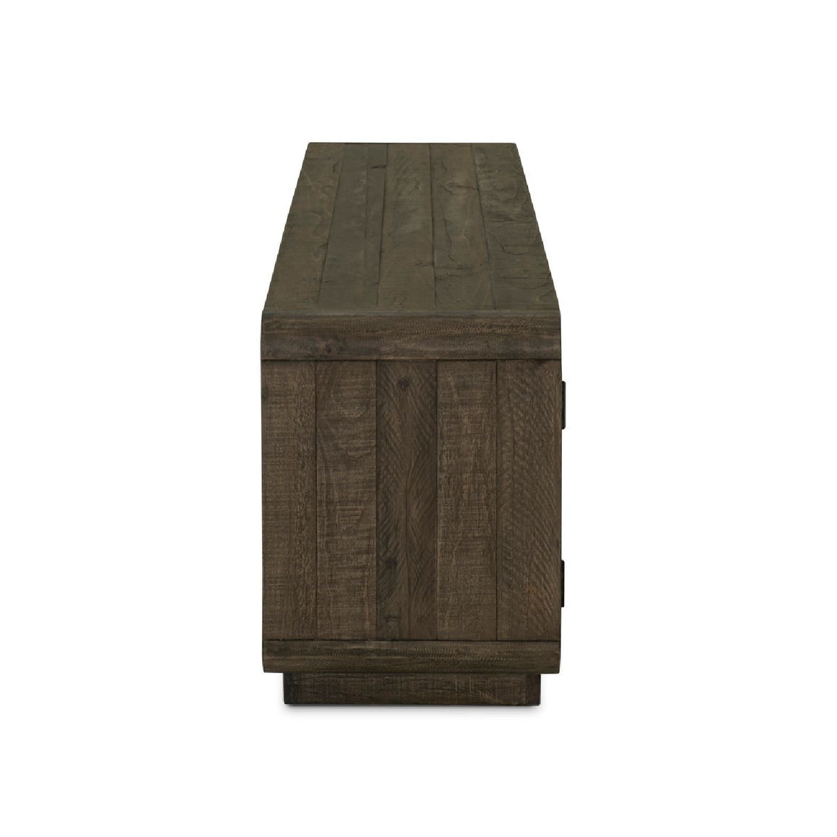 Rustic Pine 4-Door Media Cabinet | Novi Living Monterey | Oroa.com