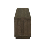 Modern European furniture - Rustic Pine 4-Door Media Cabinet - www.oroa.com