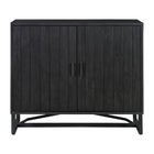 Modern European furniture - Slatted Pine 2-Door Cabinet - www.oroa.com