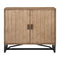 Modern European furniture - Slatted Pine 2-Door Cabinet - www.oroa.com