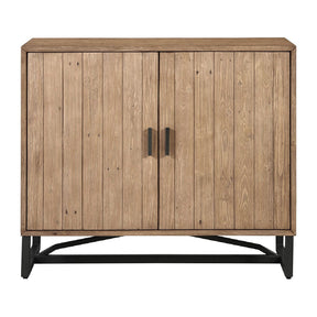 Modern European furniture - Slatted Pine 2-Door Cabinet - www.oroa.com