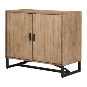 Modern or European furniture - Slatted Pine 2-Door Cabinet - link to oroa.com