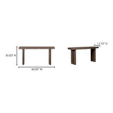 Modern European furniture - Rustic Pine Console Table - www.oroa.com