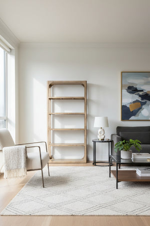 Pine Wood Bookshelf | Novi Living Abbott | Oroa.com