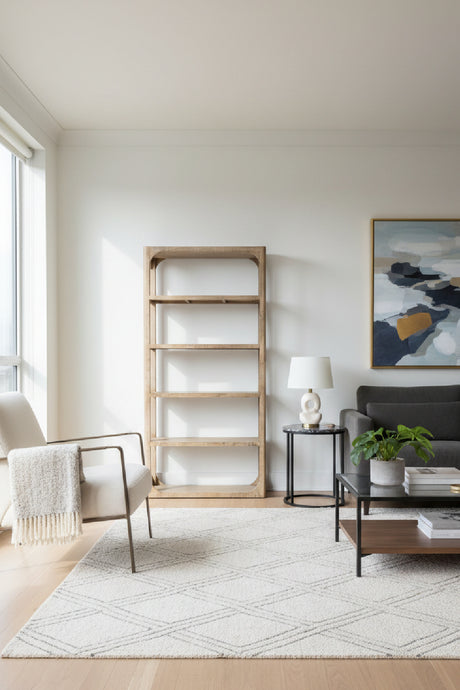 Pine Wood Bookshelf | Novi Living Abbott | Oroa.com