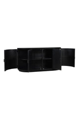 Modern European furniture - Pine Wood 4-Door Sideboard - www.oroa.com