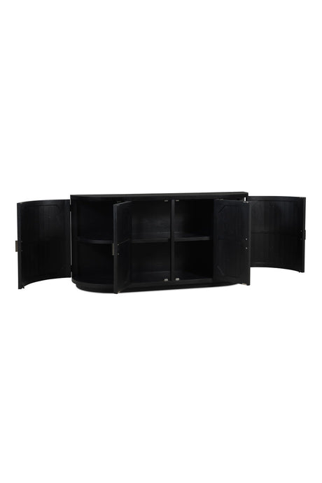 Modern European furniture - Pine Wood 4-Door Sideboard - www.oroa.com