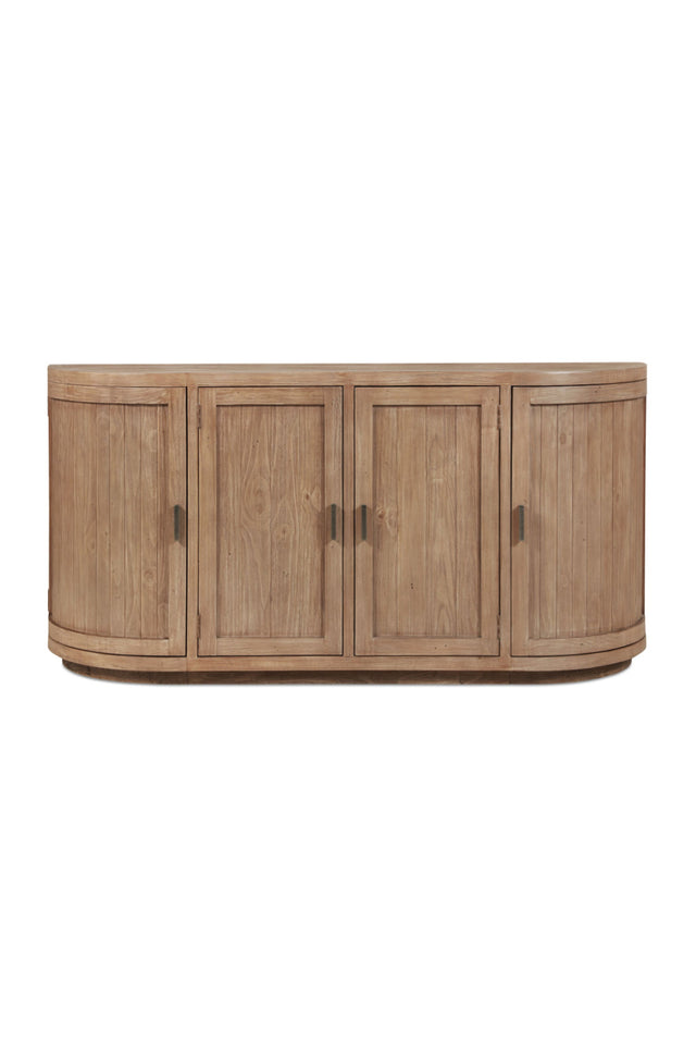 Pine Wood 4-Door Sideboard | Novi Living Nicola | Oroa.com
