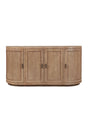 Modern European furniture - Pine Wood 4-Door Sideboard - www.oroa.com