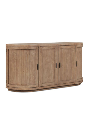 Pine Wood 4-Door Sideboard | Novi Living Nicola | Oroa.com