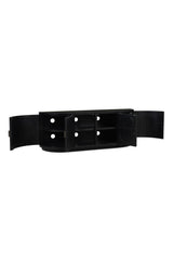 Modern European furniture - Pine Wood 4-Door Media Cabinet - www.oroa.com