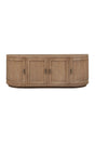 Modern European furniture - Pine Wood 4-Door Media Cabinet - www.oroa.com