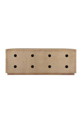 Modern European furniture - Pine Wood 4-Door Media Cabinet - www.oroa.com
