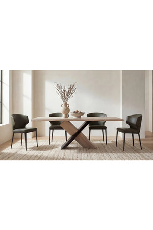 Modern European furniture - White Waxed Oak Dining Table - www.oroa.com