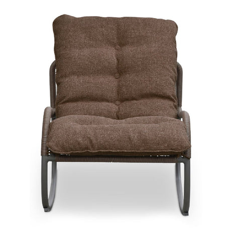 Modern European furniture - Minimalist Outdoor Wicker Rocking Chair - www.oroa.com