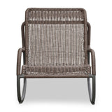 Modern European furniture - Minimalist Outdoor Wicker Rocking Chair - www.oroa.com