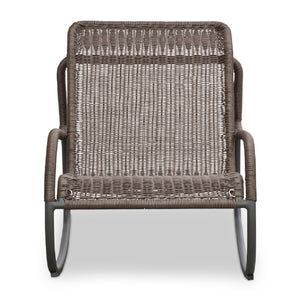   Modern European furniture - Minimalist Outdoor Wicker Rocking Chair - www.oroa.com | Oroa.com