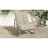 Modern European furniture - Minimalist Outdoor Wicker Rocking Chair - www.oroa.com