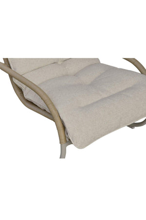 Minimalist Outdoor Wicker Rocking Chair | Novi Living Lyra | Oroa.com