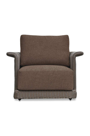 Curved Arm Wicker Outdoor Chair | Novi Living Meredith | Oroa.com