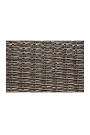 Curved Arm Wicker Outdoor Chair | Novi Living Meredith | Oroa.com