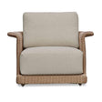 Modern European furniture - Curved Arm Wicker Outdoor Chair - www.oroa.com
