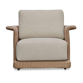 Modern European furniture - Curved Arm Wicker Outdoor Chair - www.oroa.com
