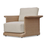Modern European furniture - Curved Arm Wicker Outdoor Chair - www.oroa.com