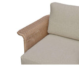 Modern European furniture - Curved Arm Wicker Outdoor Chair - www.oroa.com