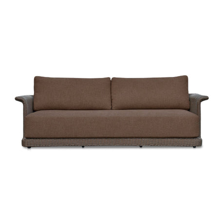 Modern European furniture - Curved Arm Wicker Outdoor Sofa - www.oroa.com