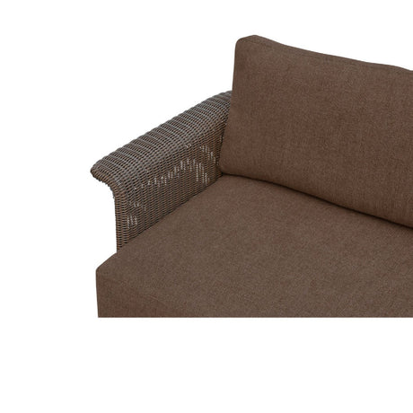 Modern European furniture - Curved Arm Wicker Outdoor Sofa - www.oroa.com