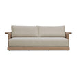 Modern European furniture - Curved Arm Wicker Outdoor Sofa - www.oroa.com