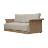 Modern European furniture - Curved Arm Wicker Outdoor Sofa - www.oroa.com