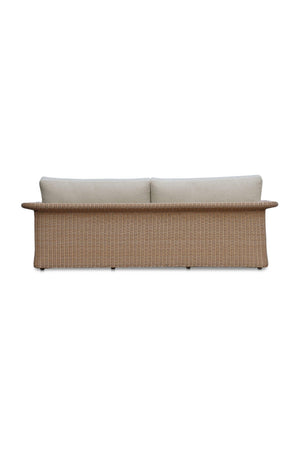 Curved Arm Wicker Outdoor Sofa | Novi Living Meredith | Oroa.com