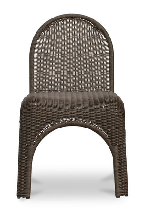 Classic Wicker Outdoor Dining Chairs (2) | Novi Living Kendall | Oroa.com