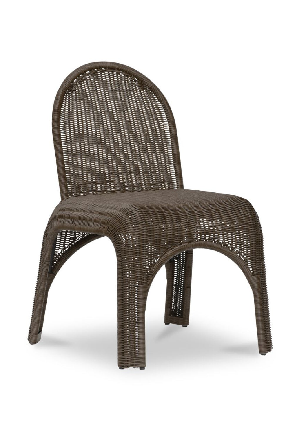 Classic Wicker Outdoor Dining Chairs (2) | Novi Living Kendall | Oroa.com