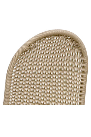 Classic Wicker Outdoor Dining Chairs (2) | Novi Living Kendall | Oroa.com