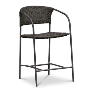 Modern European furniture - Basketweave Outdoor Counter Chair - www.oroa.com
